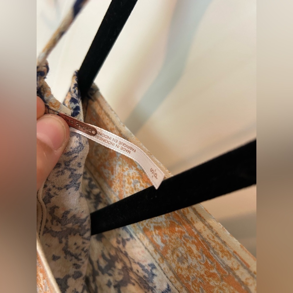 Free People Floral Boho romper Dress with Bell Sleeves - Picture 6 of 7